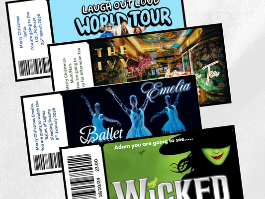 Concert gift voucher