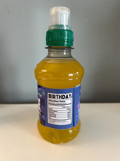 Personalised Fortnite  Battle Royale Fruit Shoot bottle labels for children's birthday parties