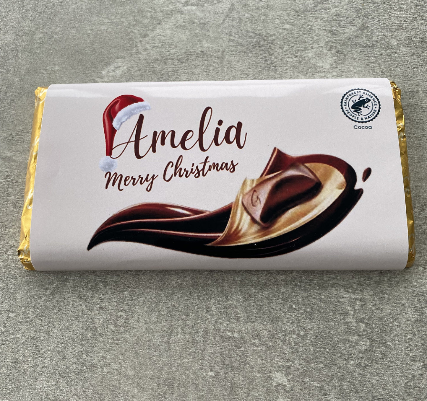 Personalised Sweet Chocolate Bar Wrapper For Galaxy Birthday Xmas Valentine GIFT