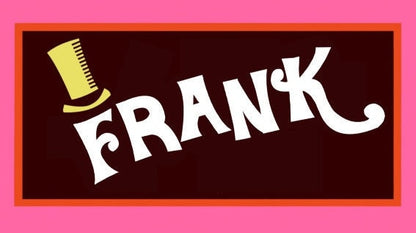 Personalised Wonka Chocolate Bar Wrapper + Golden Ticket Birthday Christmas Easter Gift