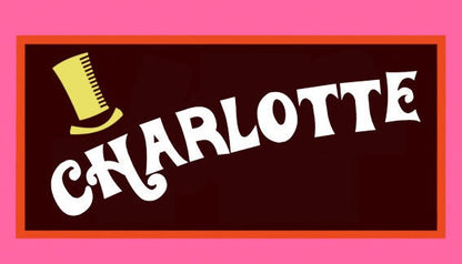 Personalised Wonka Chocolate Bar Wrapper + Golden Ticket Birthday Christmas Easter Gift