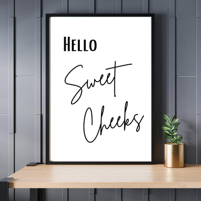 A4 Bathroom Art Poster Print Contemporary Wall Funny Toilet Home Picture Novelty