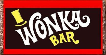 Wonka Bar Hamper Box with Golden Ticket | Chocolate Bar Wrapper Set | Wonka Inspired Party Gift | Movie Theme Candy Box | Personalised Gift
