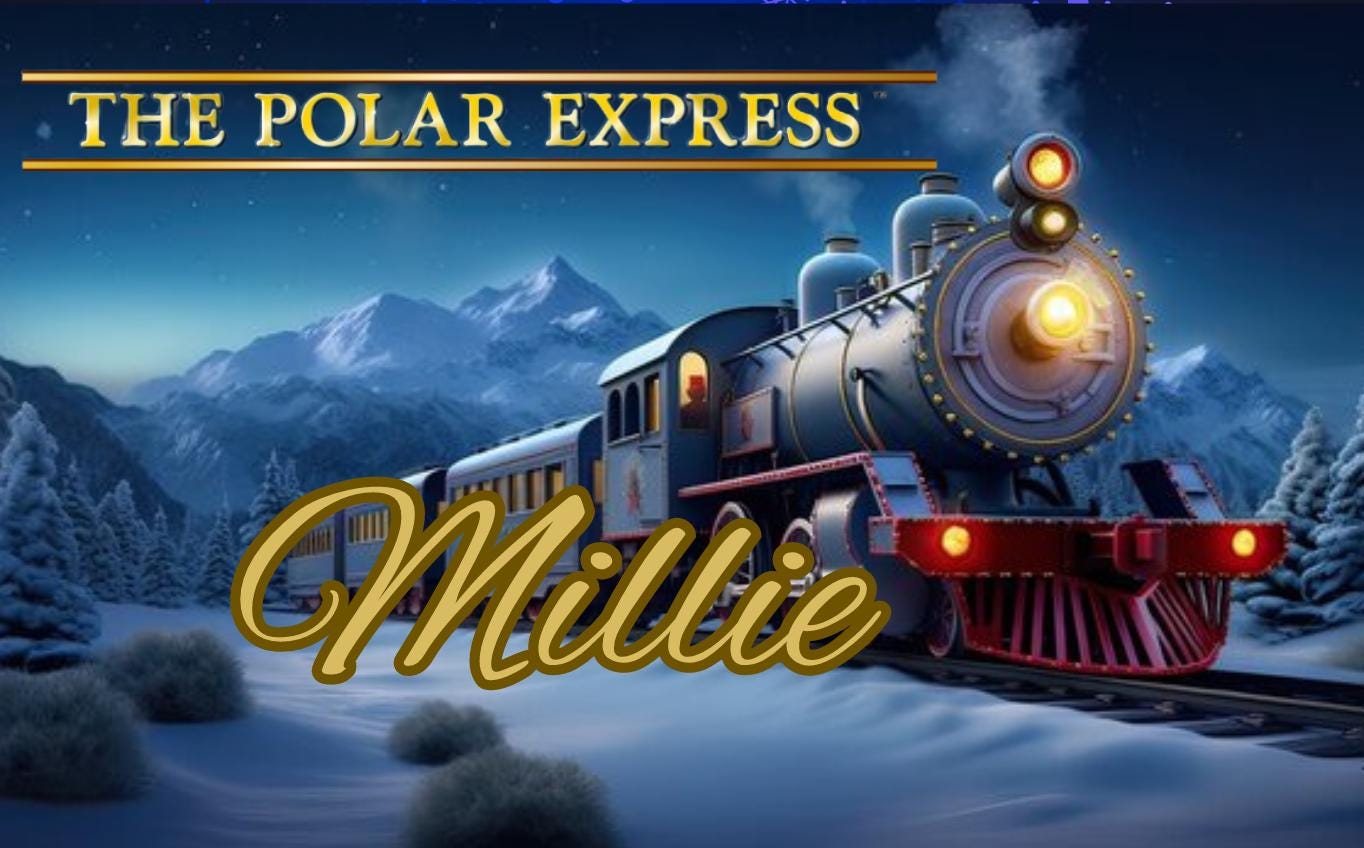 Personalised Christmas Chocolate Bar Hamper with Polar Express Golden Ticket | Christmas Gift | Elf, Grinch & Polar Express Chocolate Gift Box