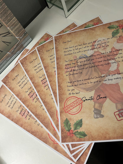 Personalised Letter From Santa or Father Christmas