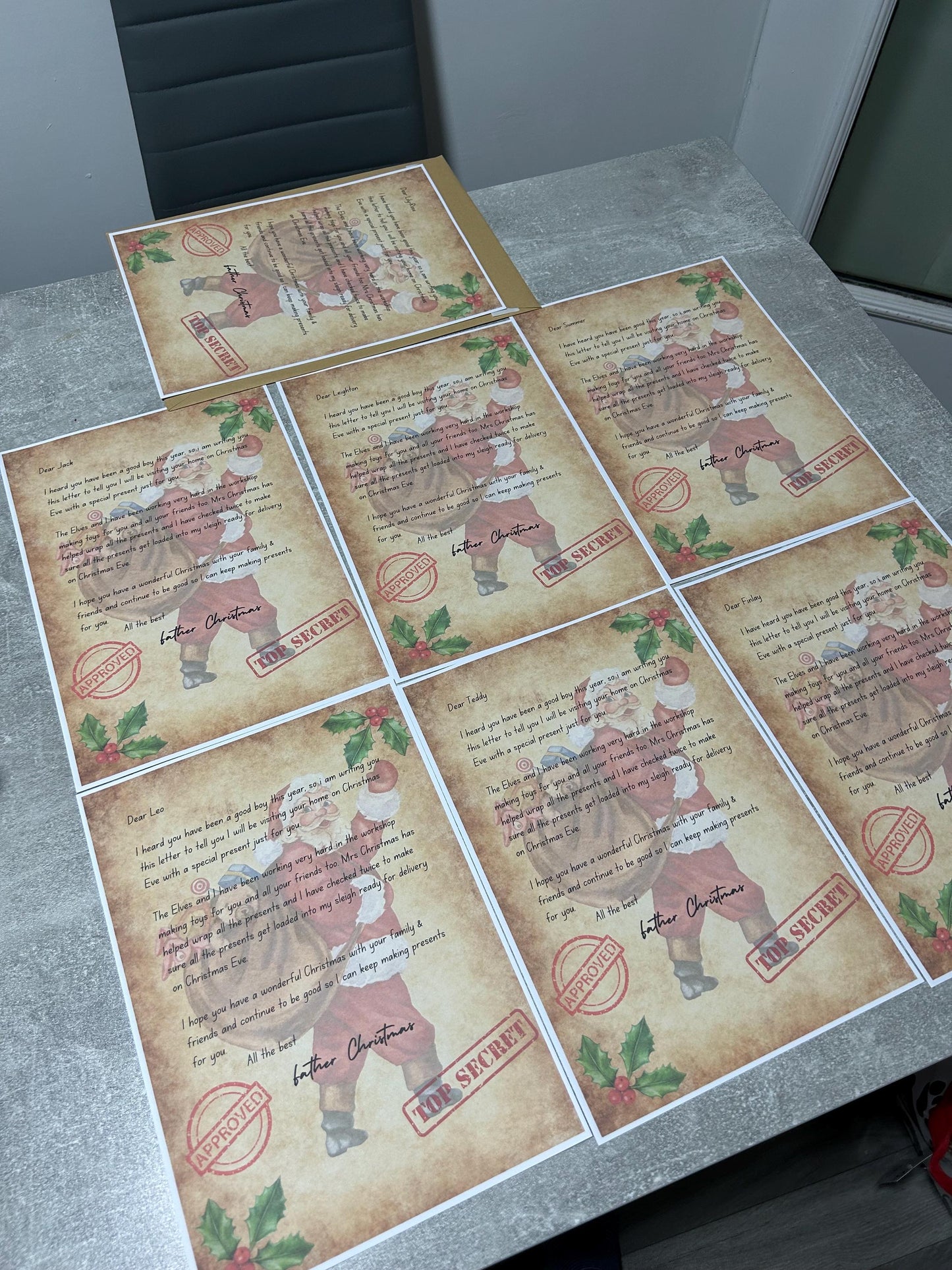 Personalised Letter From Santa or Father Christmas