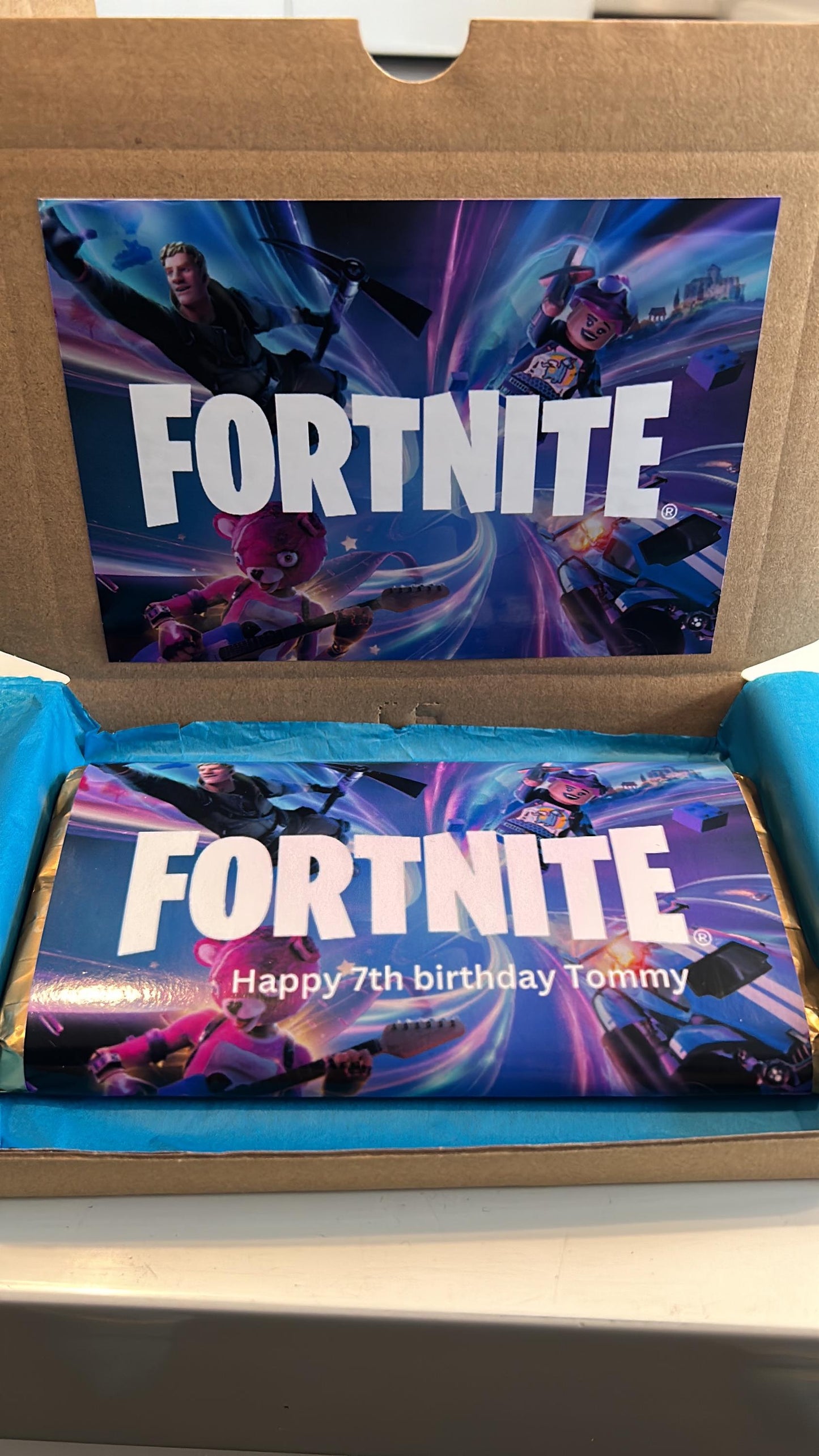 Personalised Gamer Battle Royale Chocolate Bar Wrapper Birthday Christmas Easter Gift