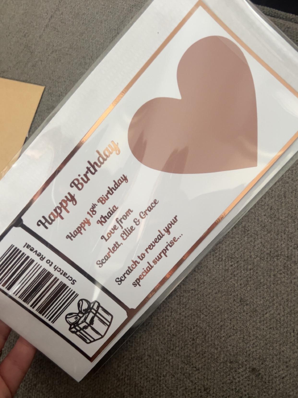 Personalised Surprise Scratch Off Birthday Gift Ticket, Scratch Reveal Holiday Gift, Surprise Trip Announcement, Custom Travel Voucher Card
