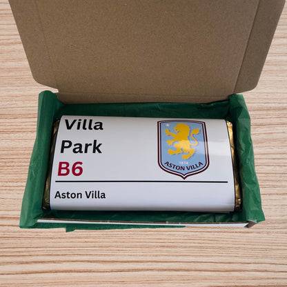 Personalised Galaxy Soccer Football Stadium Chocolate Bar Birthday Christmas Easter Gift