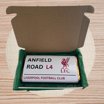 Personalised Galaxy Soccer Football Stadium Chocolate Bar Birthday Christmas Easter Gift