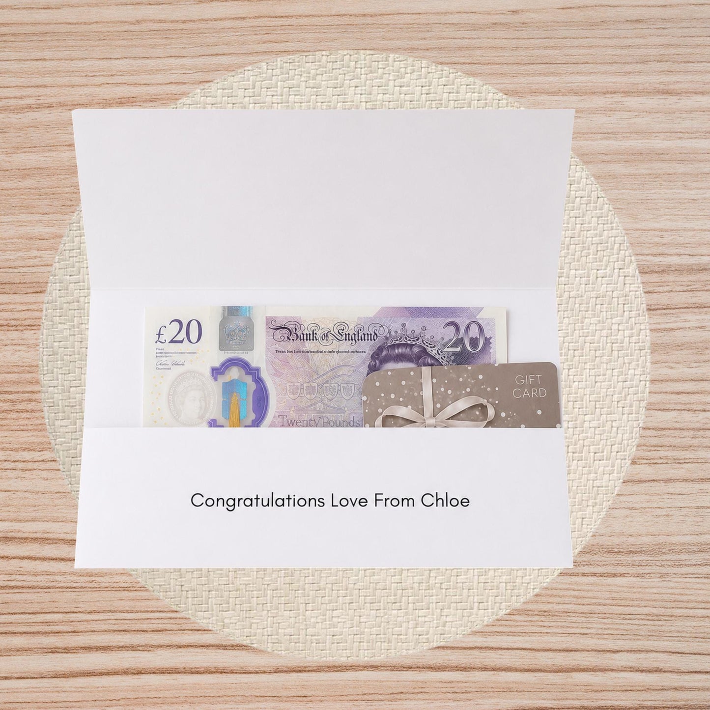 Personalised Wedding Money Wallet | Wedding Cash Gift Holder | Personalised Money Envelope | Wedding Gift | Bride & Groom Keepsake