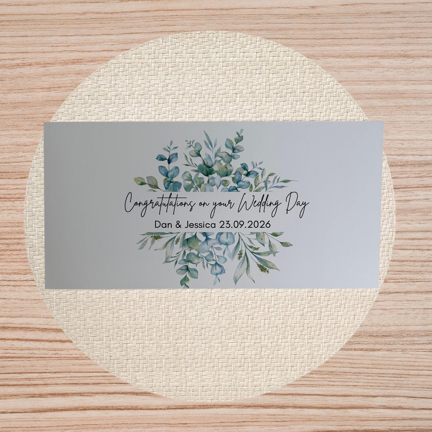 Personalised Wedding Money Wallet | Wedding Cash Gift Holder | Personalised Money Envelope | Wedding Gift | Bride & Groom Keepsake