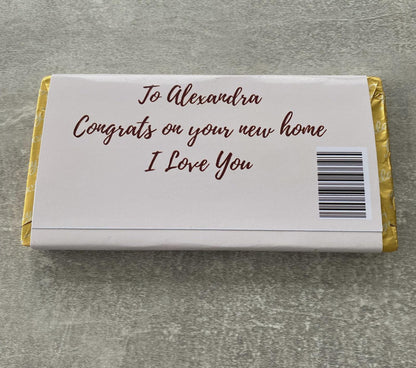 Personalised Chocolate Bar Wrapper | Custom Birthday Chocolate Gift | Any Age Occasion | Custom Name Chocolate Bar | Unique Birthday Present